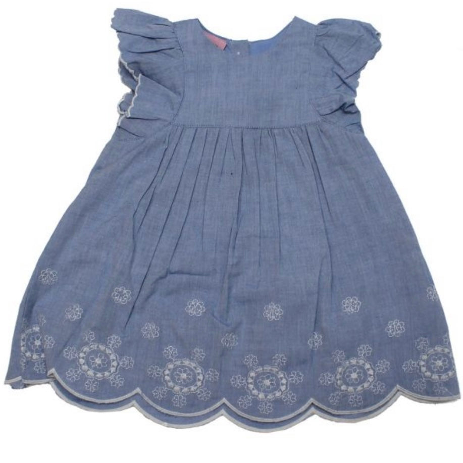 Blue denim sundress